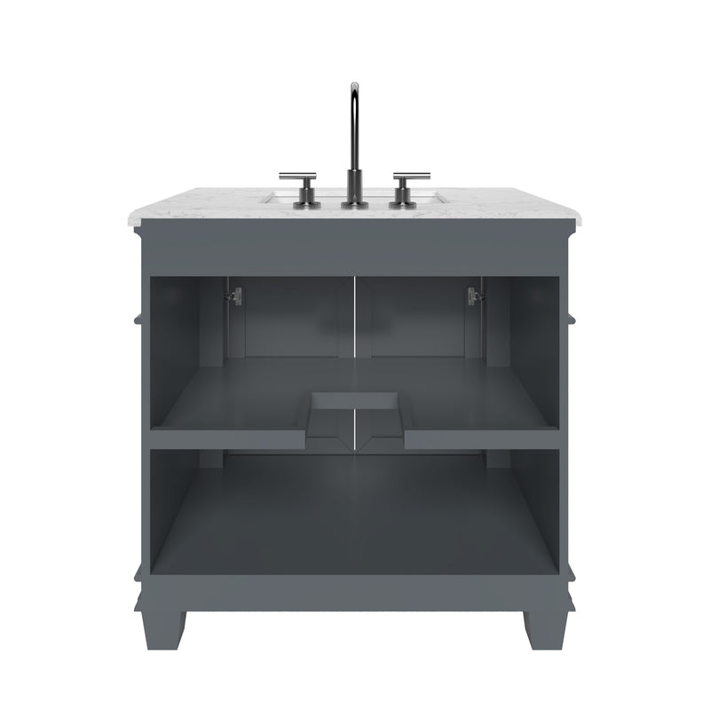 1917  36" Bathroom Vanity Cabinet Set