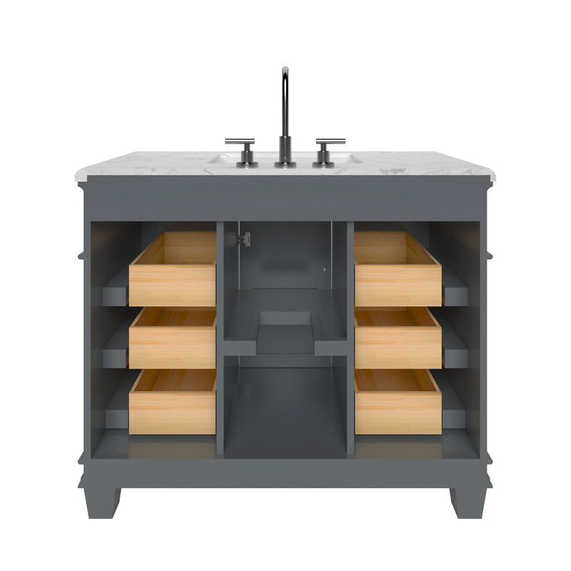 1917  42" Bathroom Vanity Cabinet Set