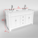 1917  60" Bathroom Vanity Cabinet Set