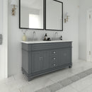 1917  60" Bathroom Vanity Cabinet Set