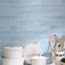 Cyra 2.95"x11.81" Polished Ceramic Subway Wall Tile
