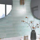 Cyra 2.95"x11.81" Polished Ceramic Subway Wall Tile