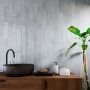 Cyra 2.95"x11.81" Polished Ceramic Subway Wall Tile