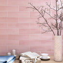 Cyra 2.95"x11.81" Polished Ceramic Subway Wall Tile