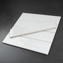 Cyra 2.95"x11.81" Polished Ceramic Subway Wall Tile