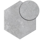 Dakota 7.87"x9.45" Matte Porcelain Floor and Wall Tile - Base Gray