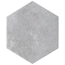 Dakota 7.87"x9.45" Matte Porcelain Floor and Wall Tile - Base Gray