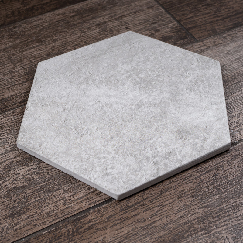 Dakota 7.87"x9.45" Matte Porcelain Floor and Wall Tile - Base Gray