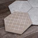 Dakota 7.87"x9.45" Matte Porcelain Floor and Wall Tile - Base Gray