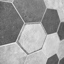 Dakota 7.87"x9.45" Matte Porcelain Floor and Wall Tile - Base Gray