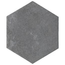 Dakota 7.87"x9.45" Matte Porcelain Floor and Wall Tile - Base Grafito
