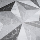 IRIS 7.7"x8.9" Matte Porcelain Floor and Wall Tile - Gray