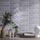 KEZMA  3"x12" Polished Ceramic Subway Wall Tile