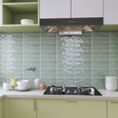 KEZMA  3"x12" Polished Ceramic Subway Wall Tile