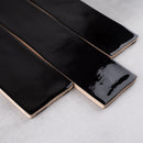 KEZMA  3"x12" Ceramic Subway Wall Tile - Black