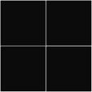 Kenzo 7.9"x7.9" Matte Porcelain Floor and Wall Tile - Black