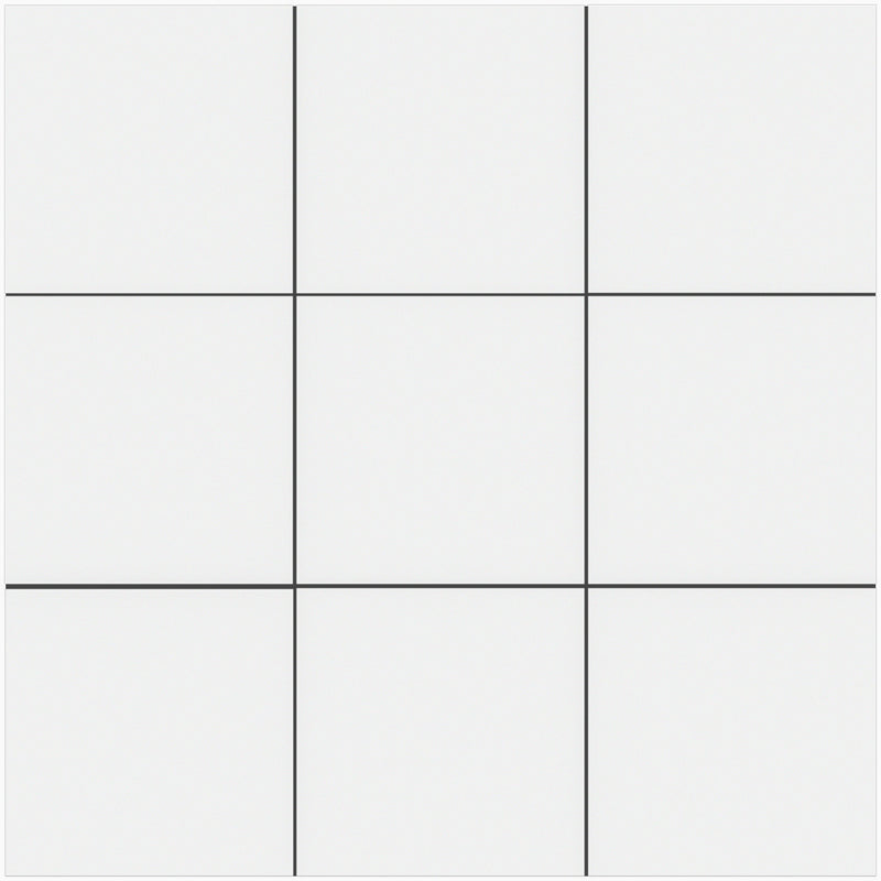 Kenzo 7.9"x7.9" Matte Porcelain Floor and Wall Tile - White