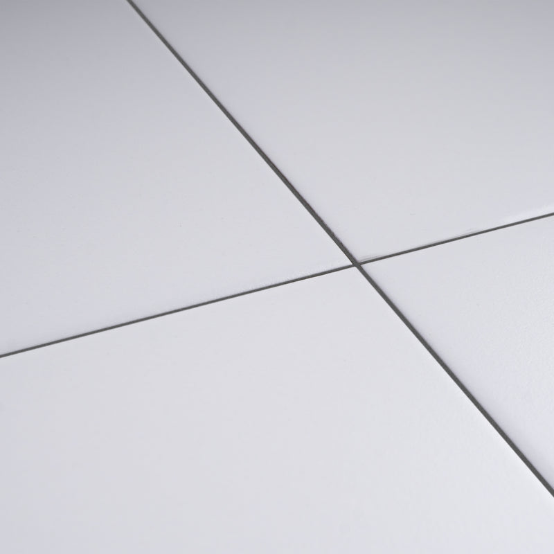 Kenzo 7.9"x7.9" Matte Porcelain Floor and Wall Tile - White