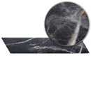 ELEGANCE 3.15"x15.75" Matte Porcelain Floor and Wall Tile - Marquina Gold