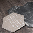 ELEGANCE 7.7"x8.9" Matte Porcelain Floor and Wall Tile - Marquina Gold