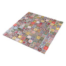Mediterranean Retro 11.82 in. x 11.82 in. Squares Glossy Glass Mosaic Tile