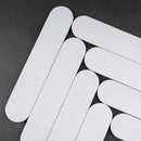 Metropolitan 1.97"x9.85" Matte Ceramic Subway Wall Tile - White
