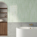 Metropolitan 1.97"x9.85" Polished Ceramic Subway Wall Tile