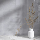 NEW COUNTRY 5.9"x5.9" Polished Ceramic Wall Tile - Ceniza Gray