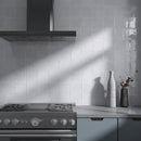 NEW COUNTRY 5.9"x5.9" Polished Ceramic Wall Tile - Ceniza Gray