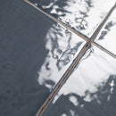 NEW COUNTRY 5.9"x5.9" Polished Ceramic Wall Tile - Deep Blue