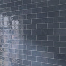 NEW COUNTRY 2.95"x5.9" Polished Ceramic Wall Tile - Deep Blue