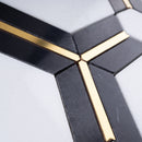 Natural Dorato White Gold 11.11 in. x 9.61 in. Hexagon Polished Marble Mosaic Tile