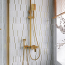 Natural Dorato White Gold 11.23 in. x 11.62 in. Picket Polished Marble Mosaic Tile