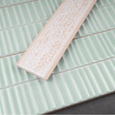 NOVA DECOR 1.97"x11.81" Polished Ceramic Subway Wall Tile