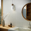 NOVA 1.97"x11.81" Polished Ceramic Subway Wall Tile