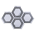 ONTARIO 9"x10" Porcelain Stone Look Hexagon Floor and Wall Tile Matt