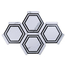ONTARIO 9"x10" Porcelain Stone Look Hexagon Floor and Wall Tile Matt