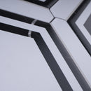 ONTARIO 9"x10" Porcelain Stone Look Hexagon Floor and Wall Tile Matt