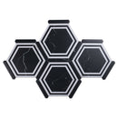 ONTARIO 9"x10" Porcelain Stone Look Hexagon Floor and Wall Tile Matt