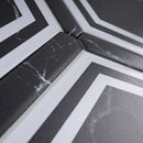 ONTARIO 9"x10" Porcelain Stone Look Hexagon Floor and Wall Tile Matt