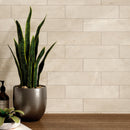 ELEGANCE 3.15"x12.99" Matte Porcelain Floor and Wall Tile - Beige