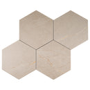 ELEGANCE 7.7"x8.9" Matte Porcelain Floor and Wall Tile - Beige