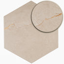 ELEGANCE 7.7"x8.9" Matte Porcelain Floor and Wall Tile - Beige