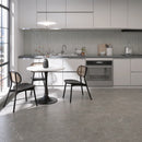 ELEGANCE 7.7"x8.9" Matte Porcelain Floor and Wall Tile - Dark Gray
