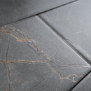 ELEGANCE 3.15"x12.99" Matte Porcelain Floor and Wall Tile - Dark Gray