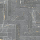 ELEGANCE 3.15"x12.99" Matte Porcelain Floor and Wall Tile - Dark Gray