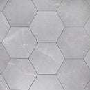 ELEGANCE 7.7"x8.9" Matte Porcelain Floor and Wall Tile - Gray