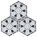 RADIANT 8"x10" Porcelain Hexagon Floor and Wall Tile Matt