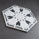 RADIANT 8"x10" Porcelain Hexagon Floor and Wall Tile Matt