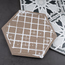 RADIANT 8"x10" Porcelain Hexagon Floor and Wall Tile Matt